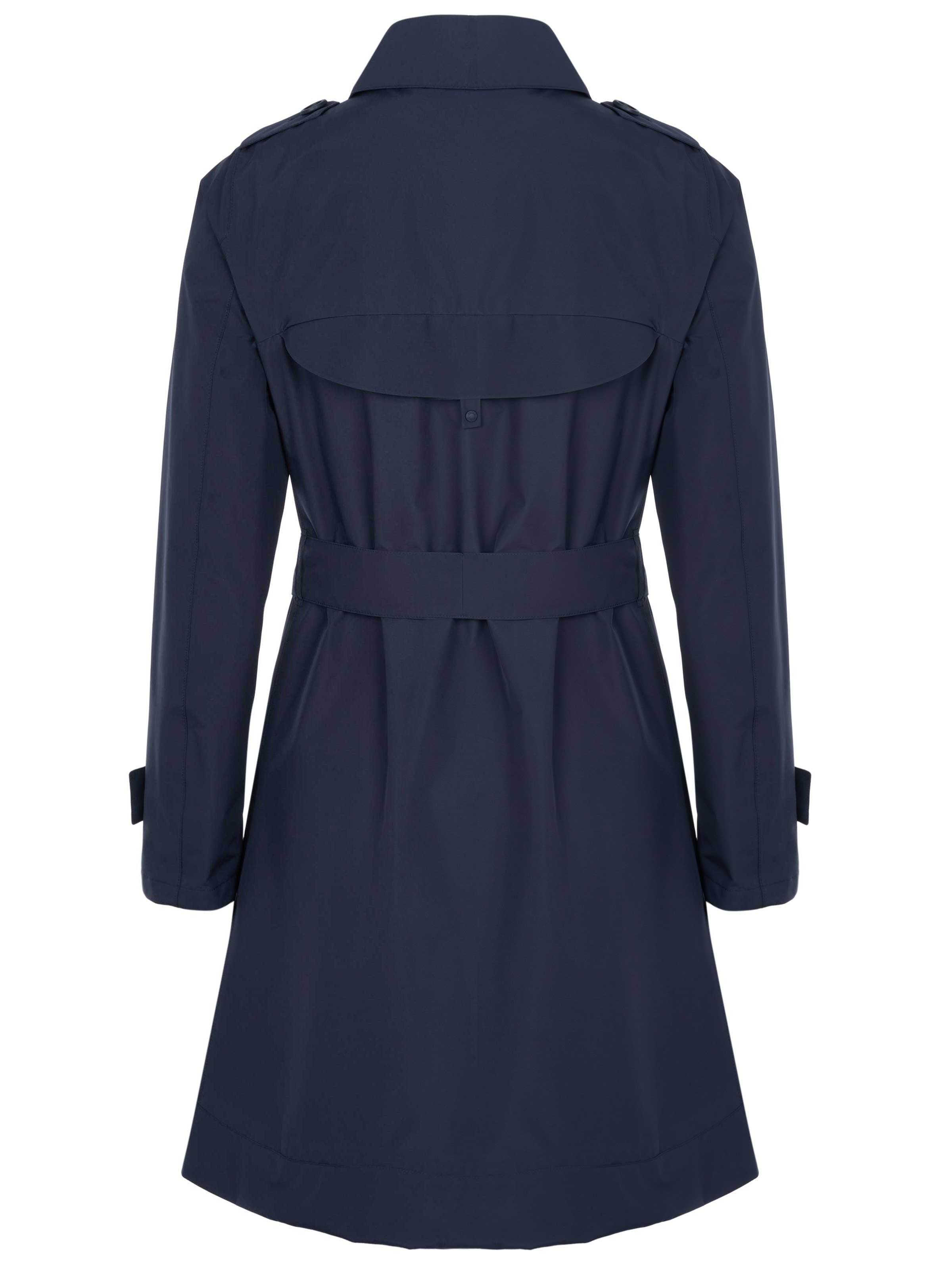 Herno Between-Seasons Coat 'Herno Mantel' in Blue