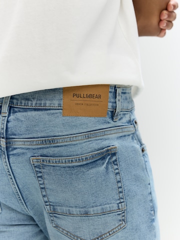 Pull&Bear Slimfit Jeans i blå