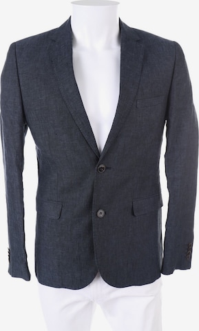 H&M Suit Jacket in S in Blue: front