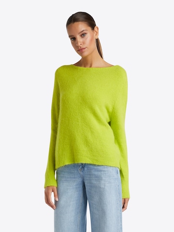 Rich & Royal Sweter w kolorze zielony: przód