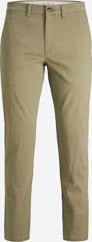 Pantalon chino 'OLLIE DAVE' JACK & JONES en vert : devant