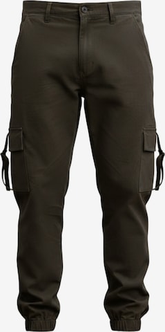 Ombre Tapered Cargo trousers in Brown: front