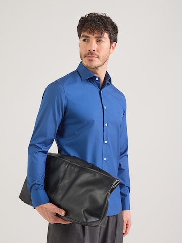 Michael Kors Slim fit Skjorta i blå: framsida