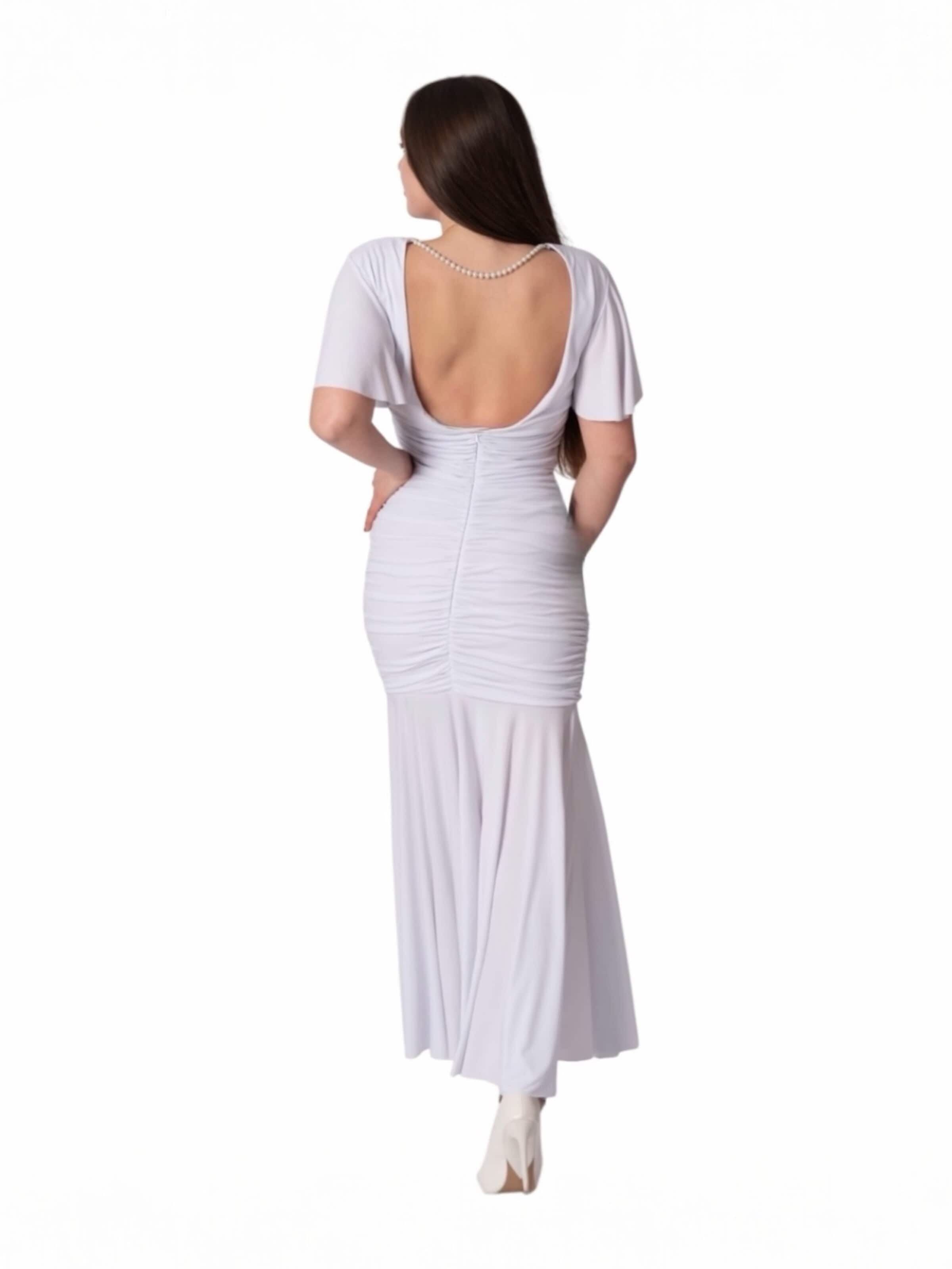 Abito da sera 'Dress Athenian Grace' di Elena Athanasiadou in bianco