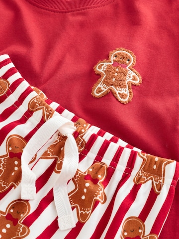 Next Matching Family Christmas Cosy Long sleeve Pyjamas Standard Regular Fit in Rot