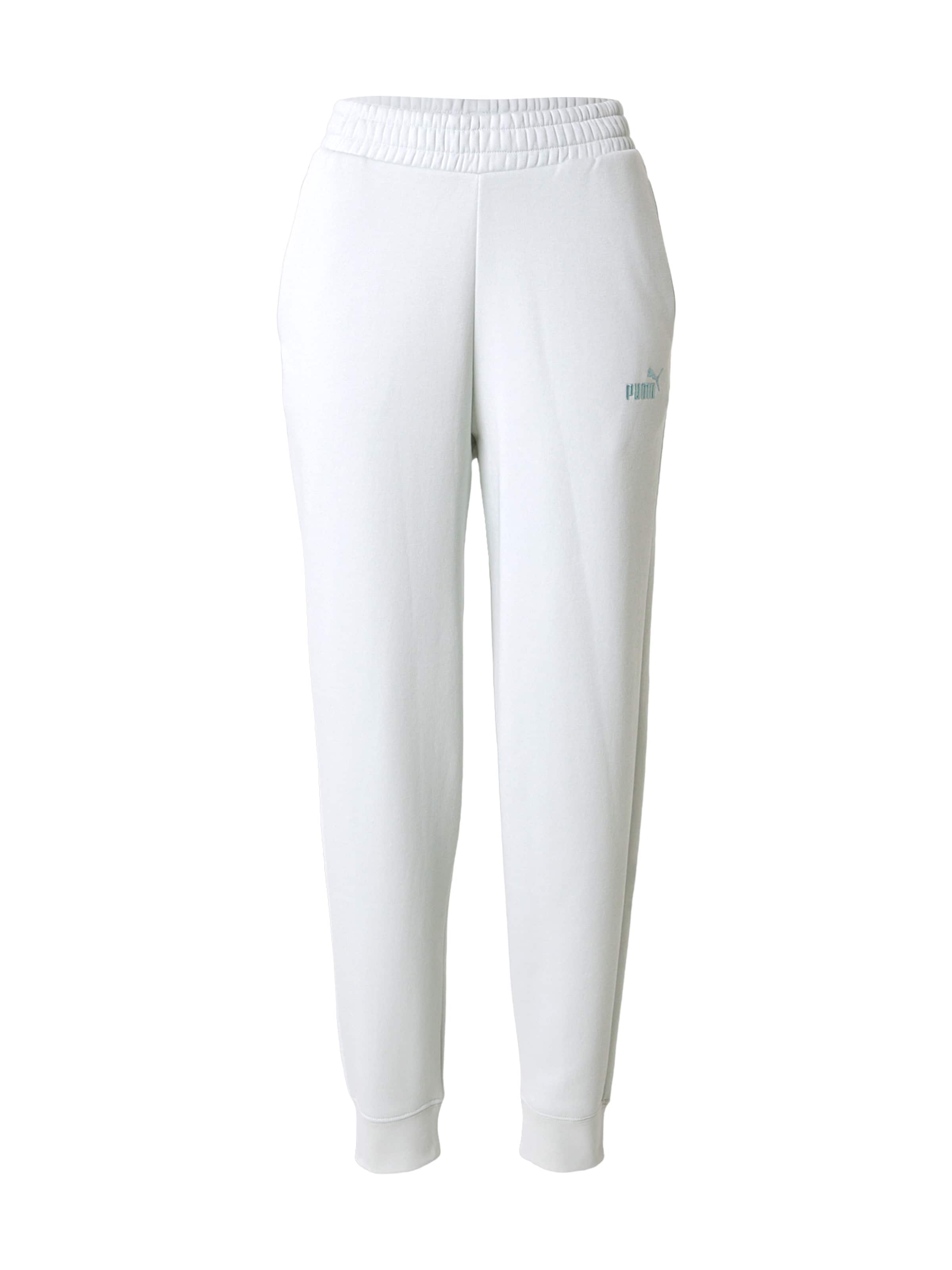 PUMA Спортивные штаны 'ESS Small No. 1' в Зеленый: спереди