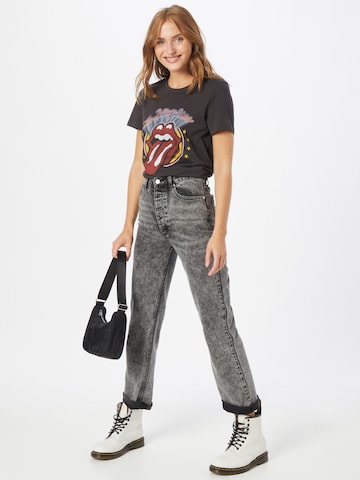 ONLY T-Shirt 'ROLLING STONES ROCK' in Grau