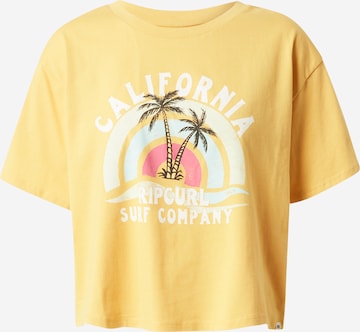 T-shirt fonctionnel 'SUNNY PARADISE' RIP CURL en jaune : devant