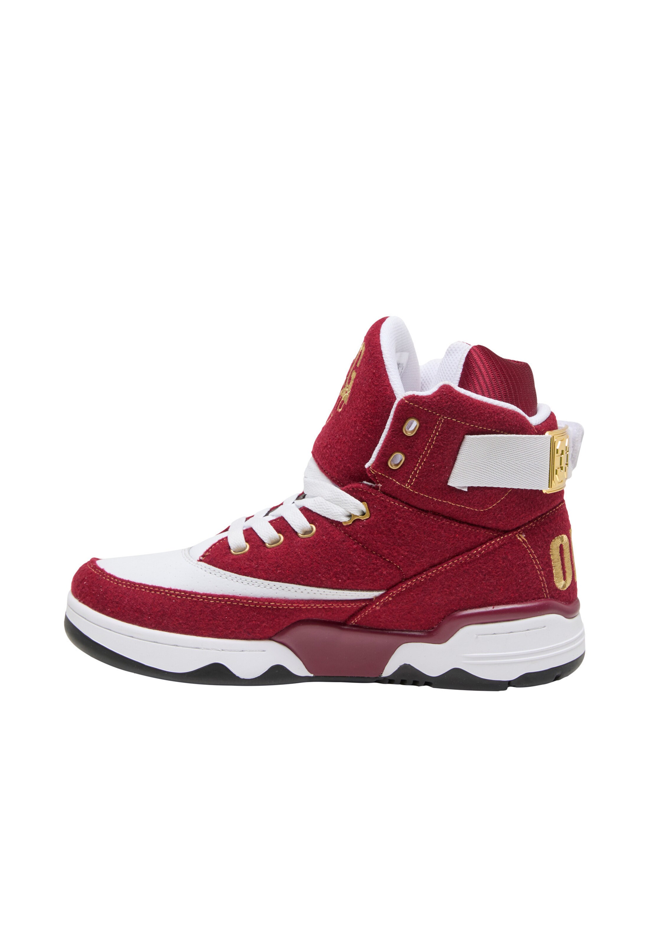 Sneaker alta '33 HI x ODB' di Ewing in rosso: frontale