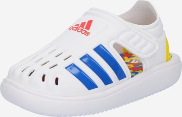 Claquettes / Tongs ADIDAS SPORTSWEAR en blanc : devant