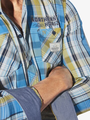 Jan Vanderstorm Comfort Fit Hemd 'Jorheim' in Blau