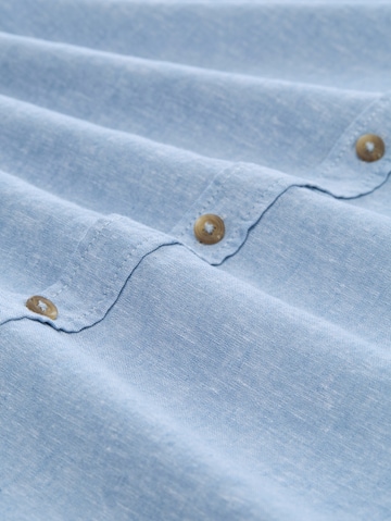 TOM TAILOR Regular fit Button Up Shirt in Blue