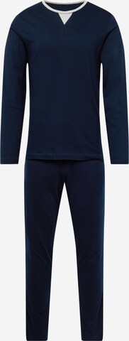 Pyjama long SEIDENSTICKER en bleu : devant