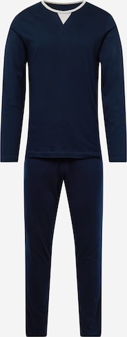 Pyjama long SEIDENSTICKER en bleu : devant