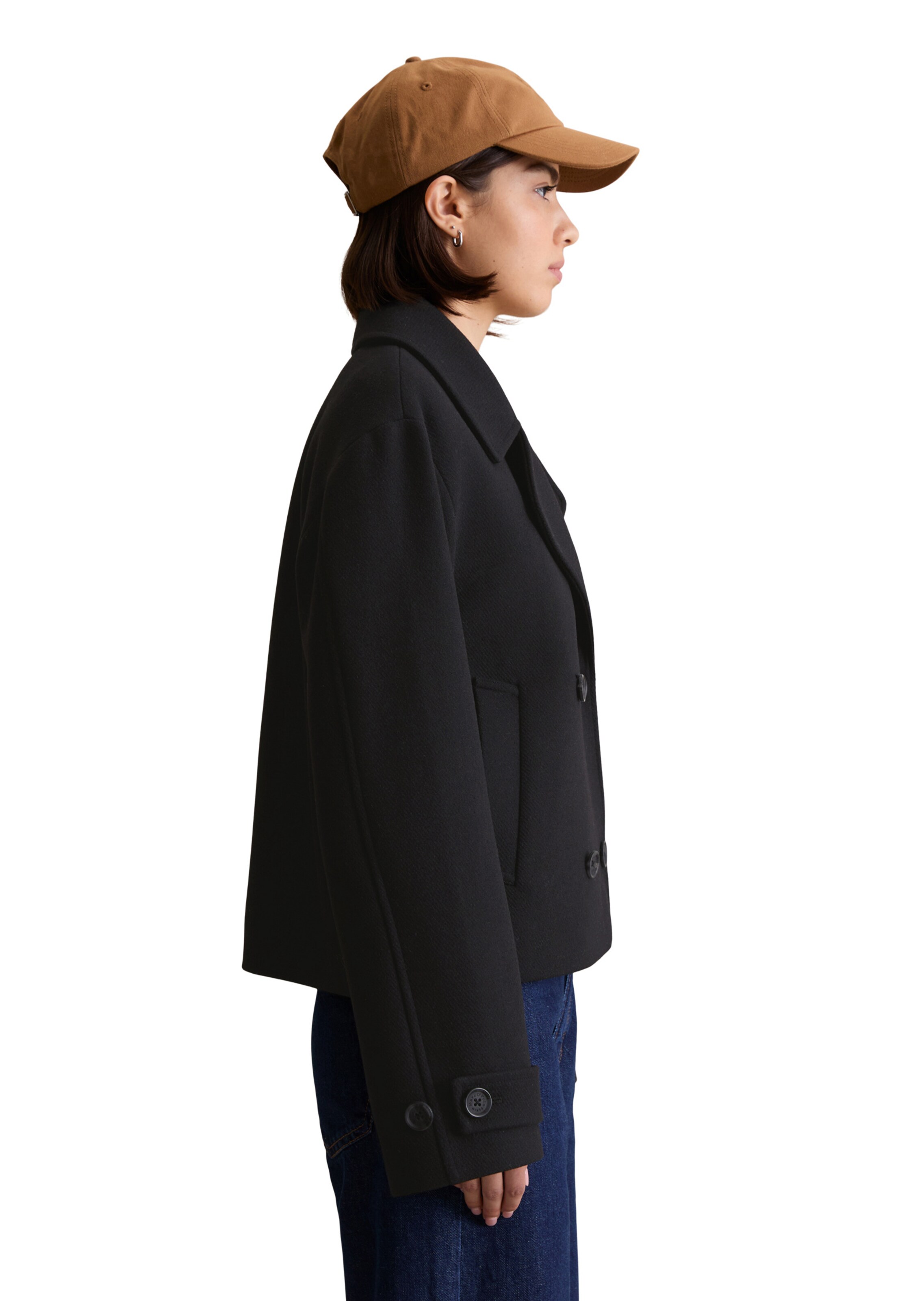 Marc O'Polo DENIM Tussenjas in Zwart