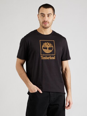 TIMBERLAND - Camiseta en negro: frente