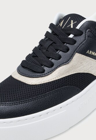 ARMANI EXCHANGE - Zapatillas deportivas bajas en negro