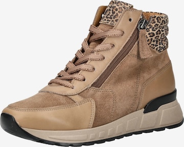 Bottines à lacets GABOR en marron : devant