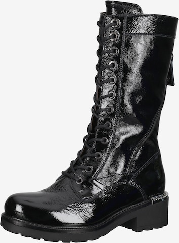 Nero Giardini Lace-Up Boots in Black: front