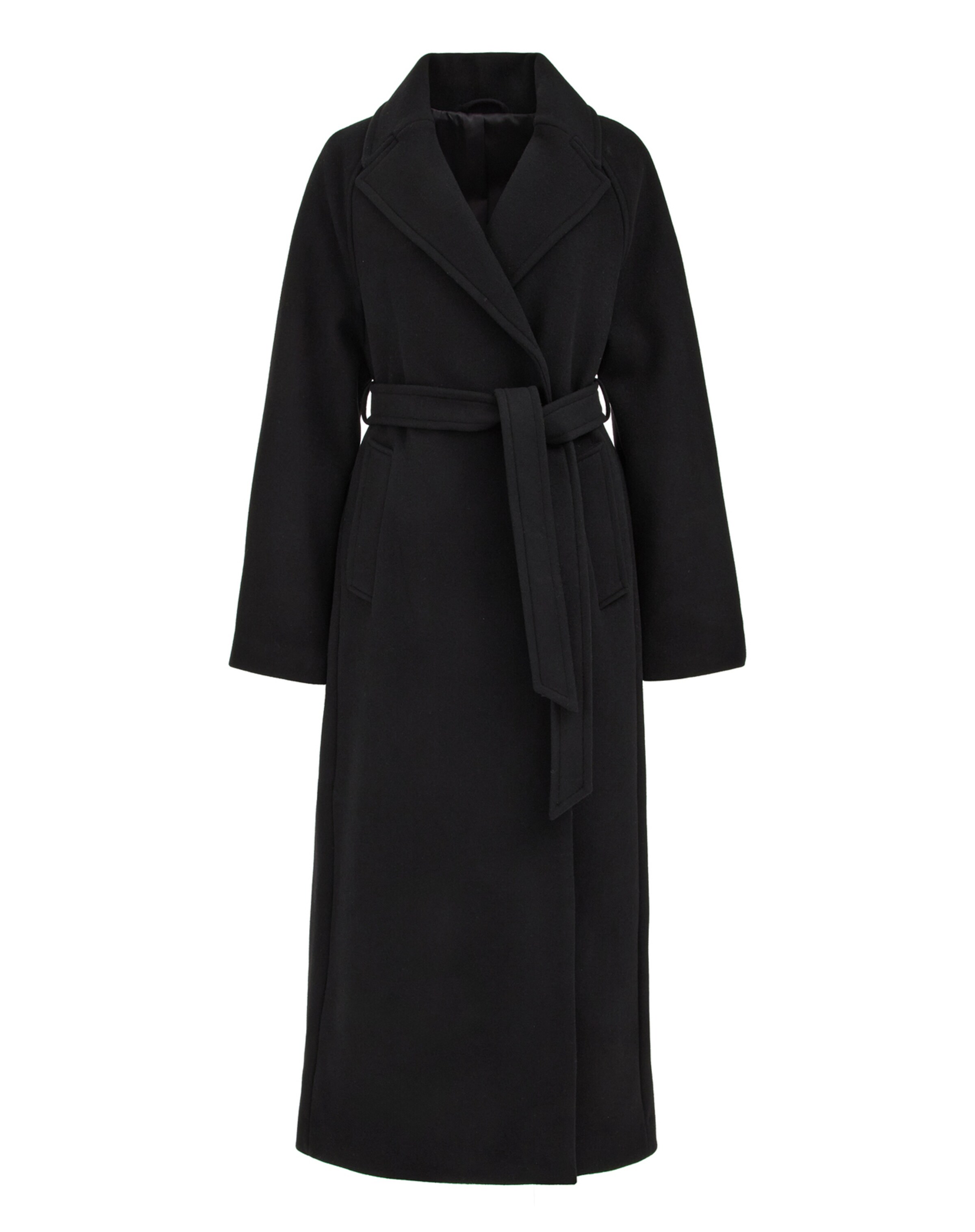 WE Studio Демисезонное пальто в Черный: спереди