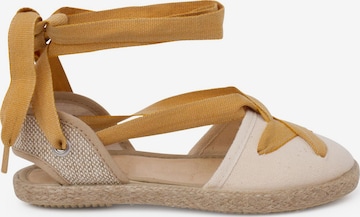 Pisamonas Sandale in Gelb: Vorderseite