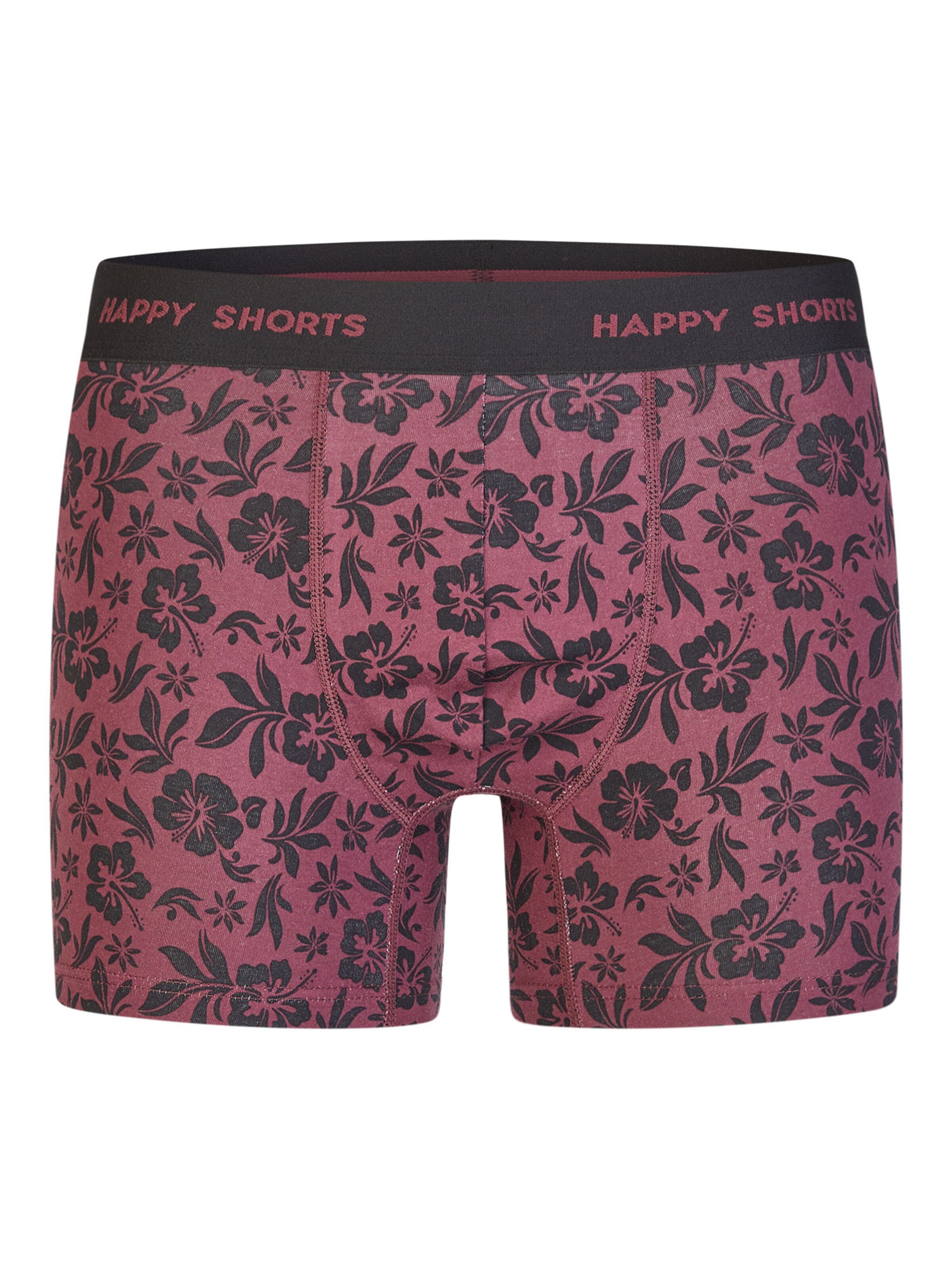 Happy Shorts Boxershorts ' Jersey ' in Rood