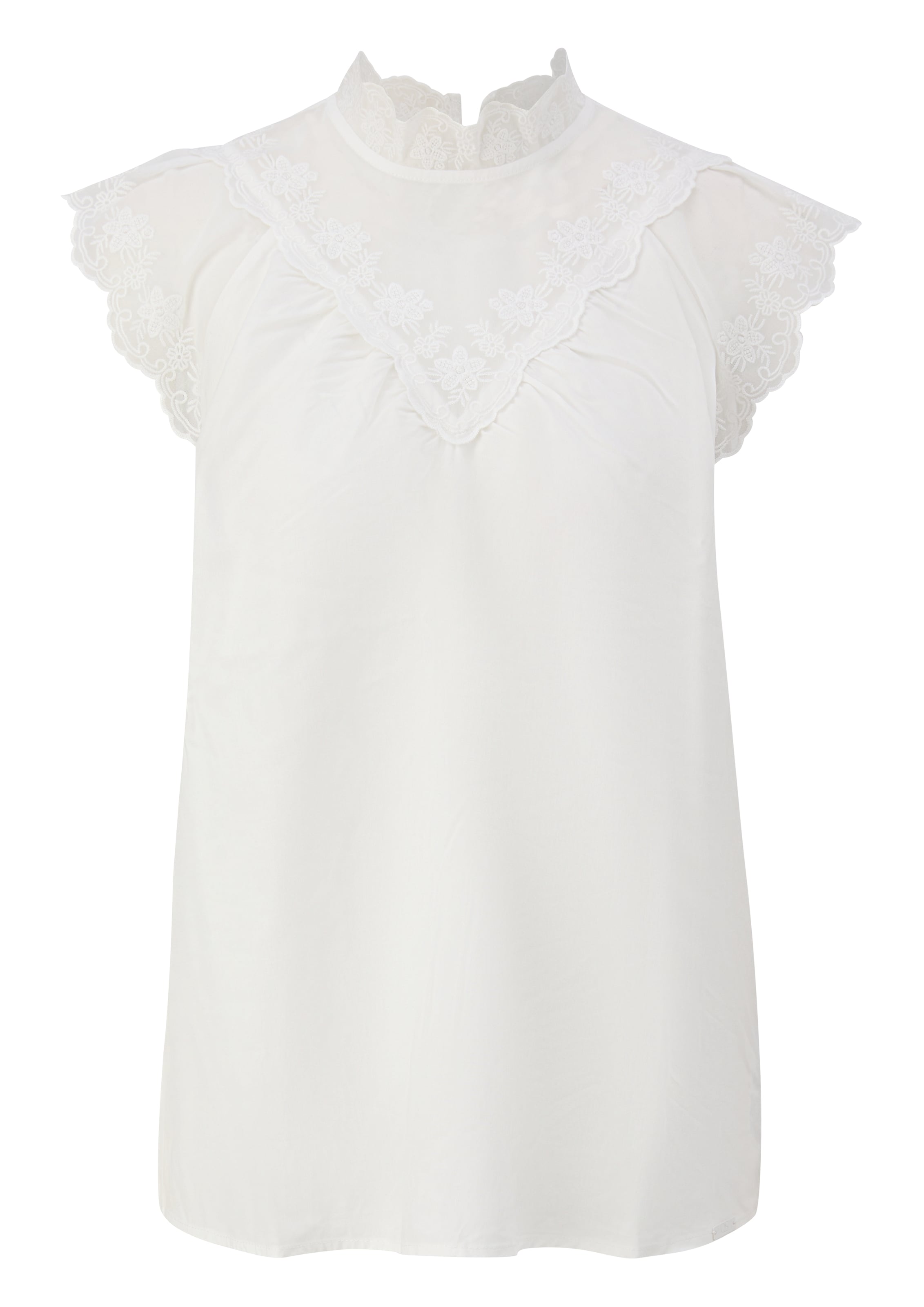 QS Bluse in Weiß: Vorderseite