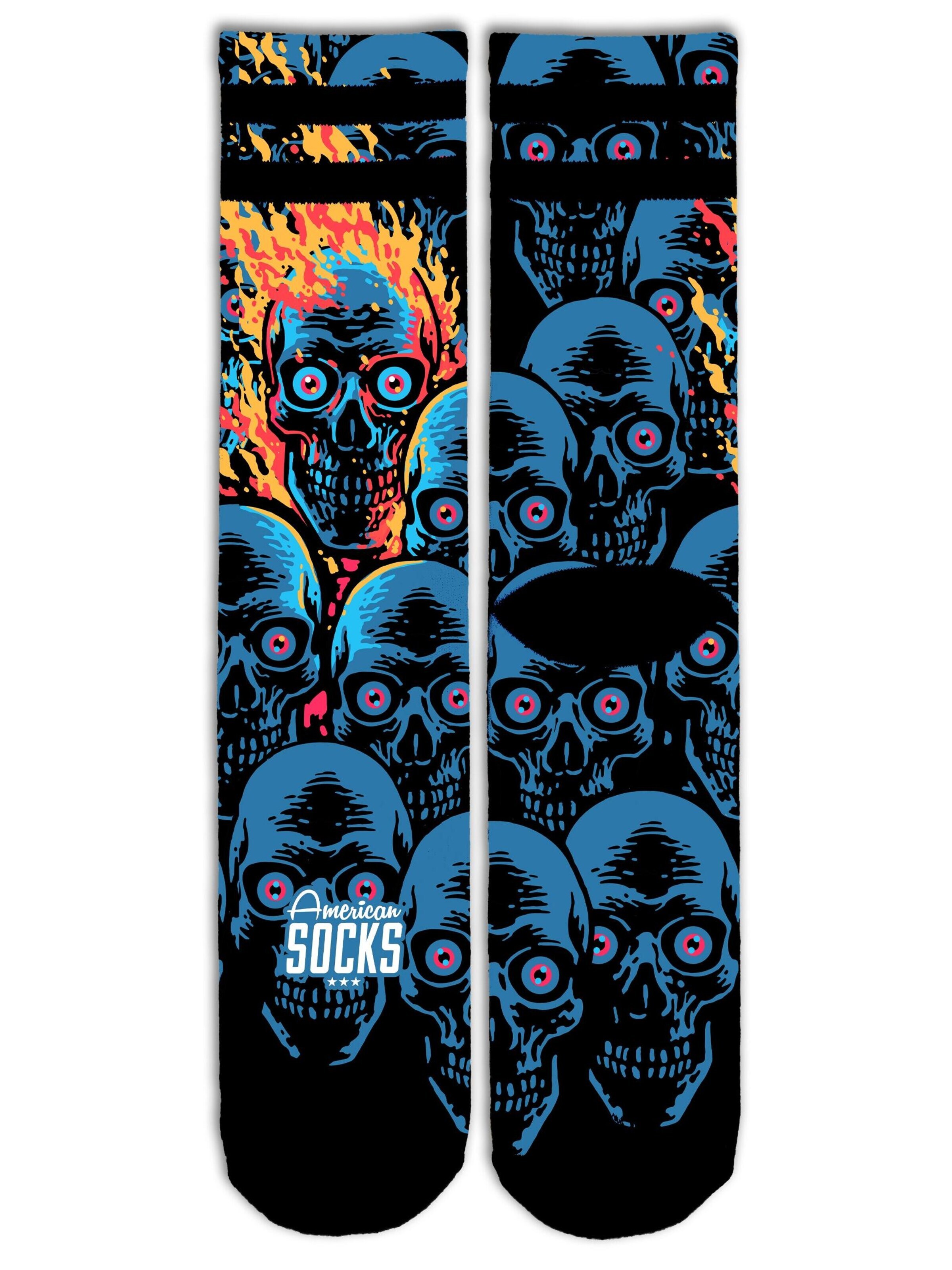 Calzino 'Knucklehead' di American Socks in blu