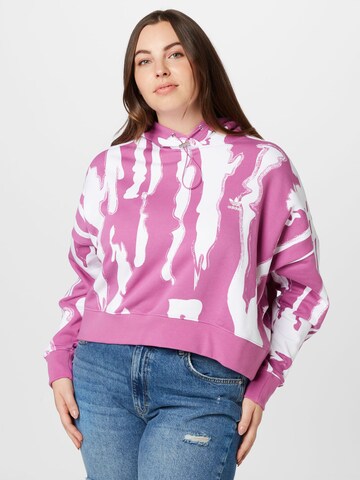 ADIDAS ORIGINALS Sweatshirt in Lila: predná strana