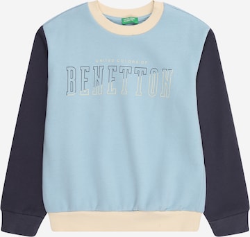 UNITED COLORS OF BENETTON Sweatshirt i blå: framsida
