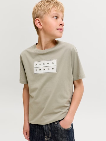 žalia Jack & Jones Junior Marškinėliai 'JCOFUSION': priekis