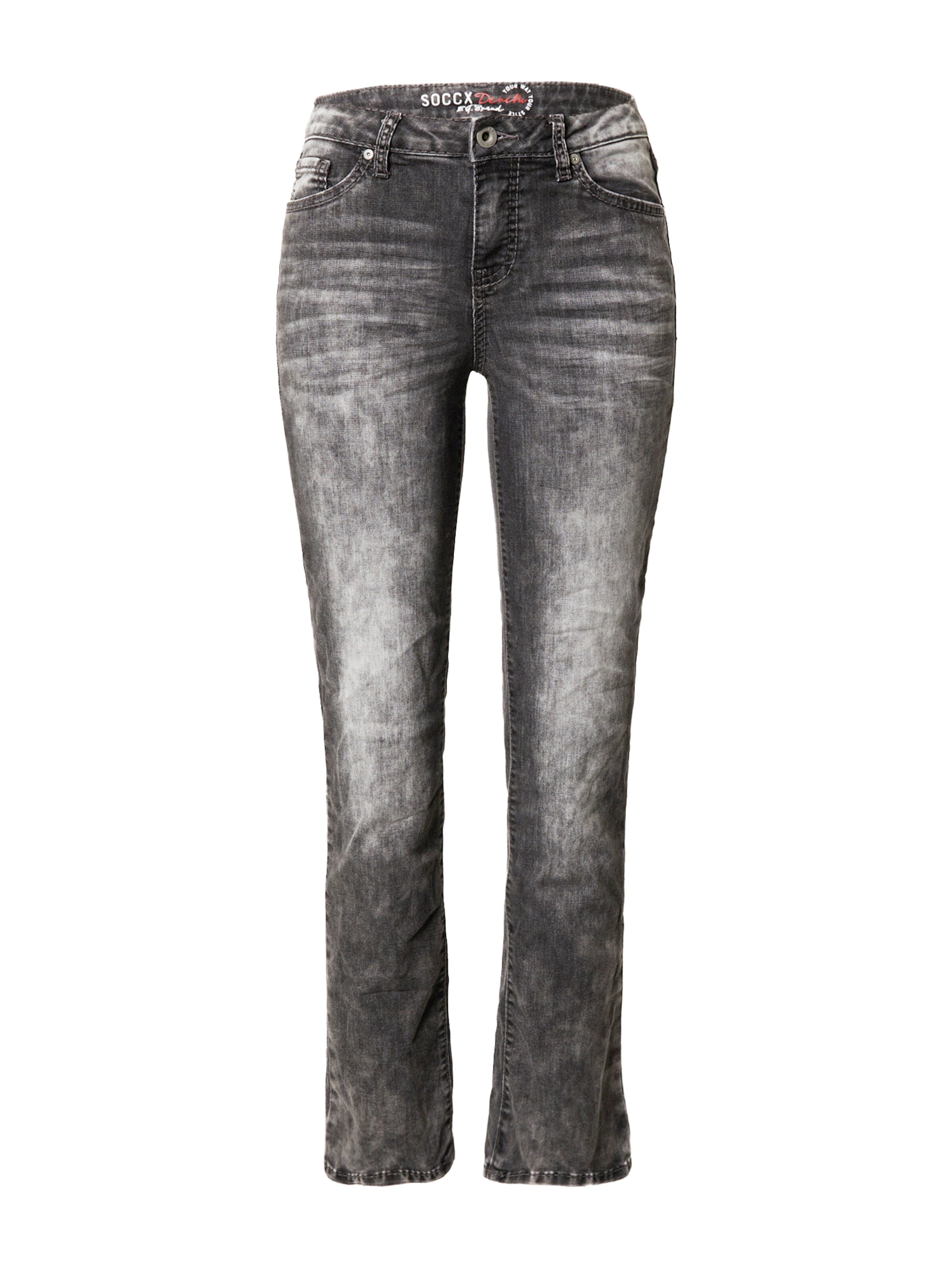 Soccx Regular Jeans 'RO:MY' in Grey: front