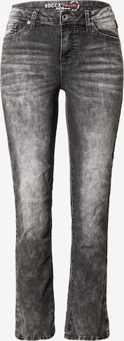 Soccx Regular Jeans 'RO:MY' in Grau: predná strana