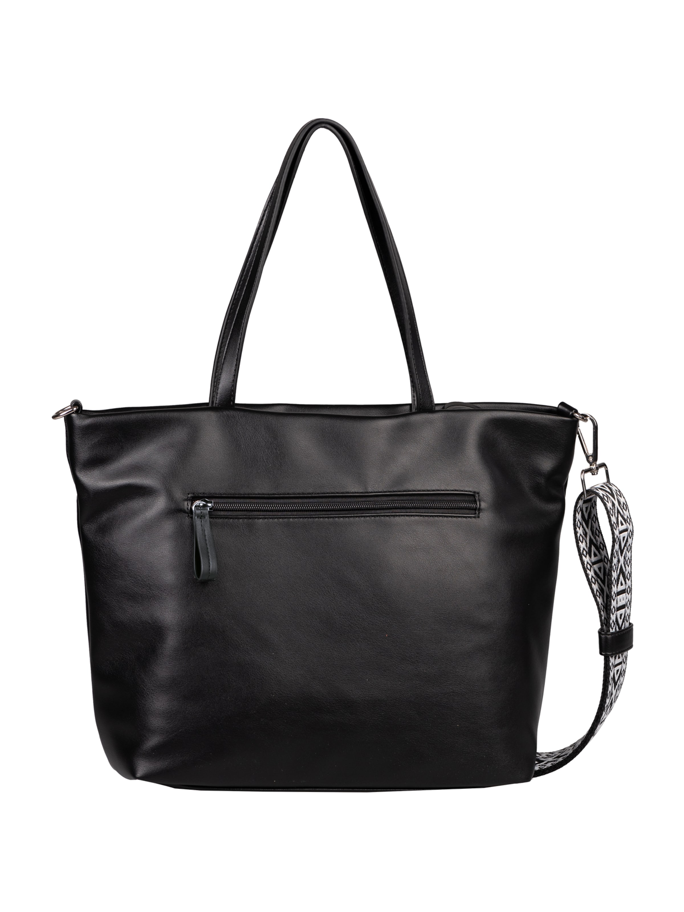 TOM TAILOR Shopper 'Palina' in Black