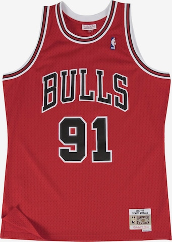 Mitchell & Ness Mezek 'Chicago Bulls Road 1997-98 Dennis Rodman' - piros: elől