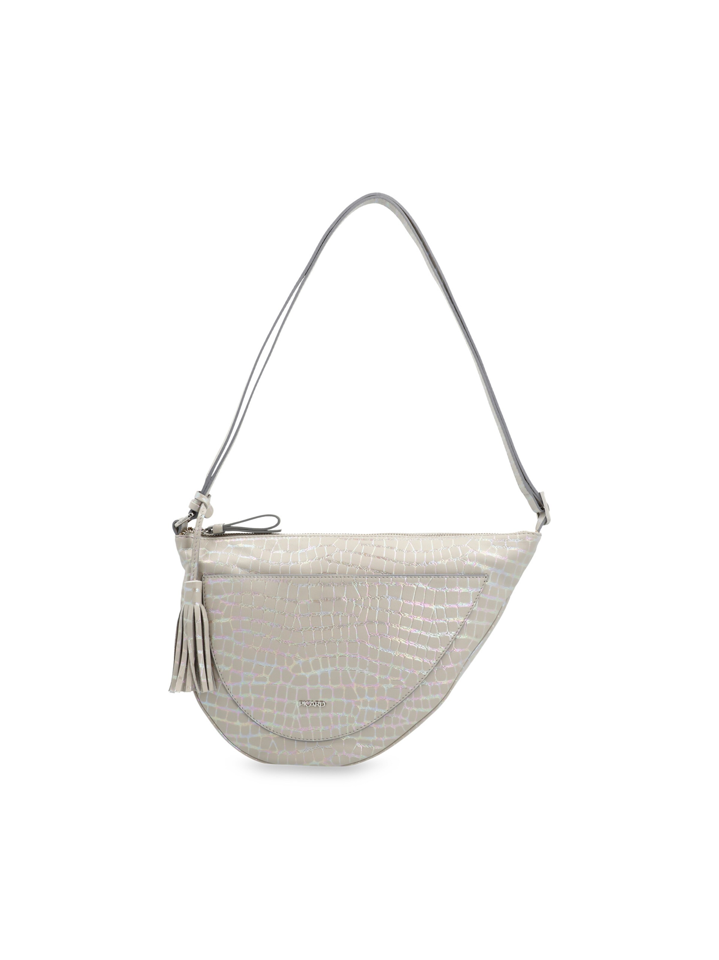 Picard Shoulder Bag 'Mermaid' in Grey: front