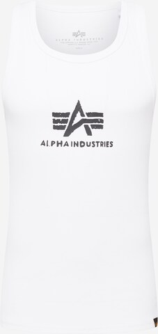 Tricou de la ALPHA INDUSTRIES pe alb: față