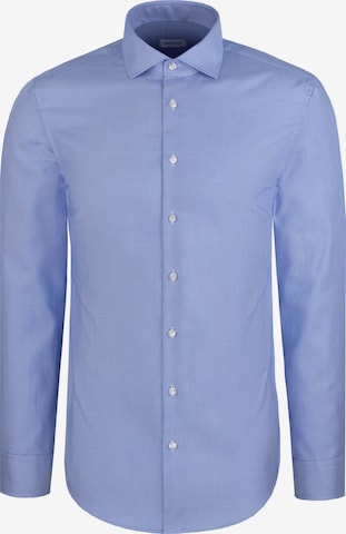 SEIDENSTICKER Zakelijk overhemd 'Smart Classics' in Blauw: voorkant
