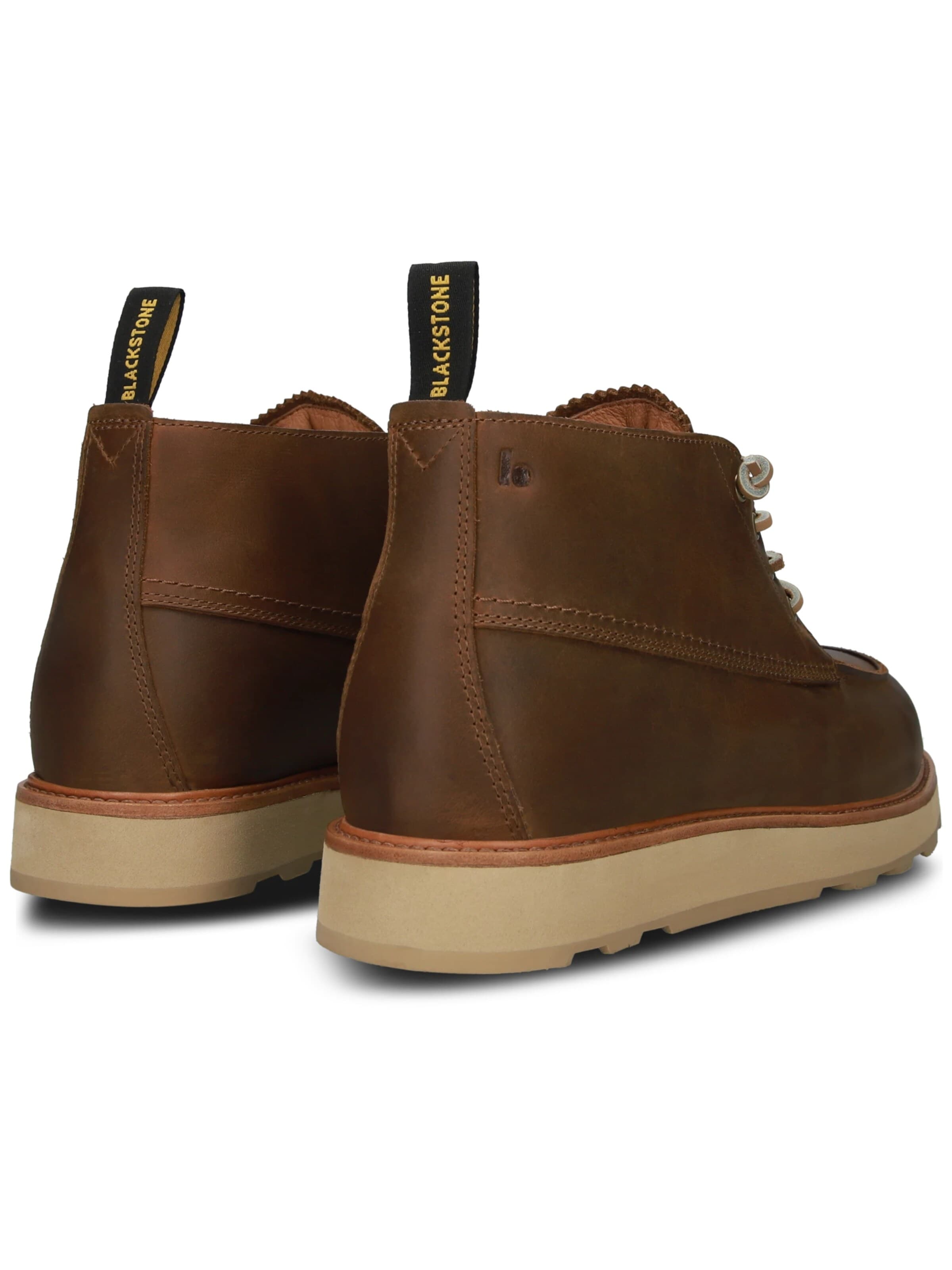 BLACKSTONE - Botas con cordones 'PERIDO ASHER MID' en marrón