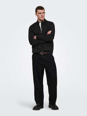 Sweat-shirt 'ONSConnor' Only & Sons en noir