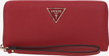 GUESS Портмоне 'LAUREL II SLG LARGE ZIP AROUND' в Красный: спереди