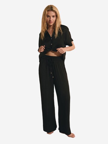 Pantaloncini da pigiama 'Cheeta' di ETAM in nero: frontale