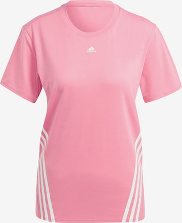 ADIDAS SPORTSWEAR Performance Shirt 'Train Icons' in Pink: front