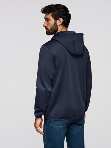 Ombre Jacke in Blau