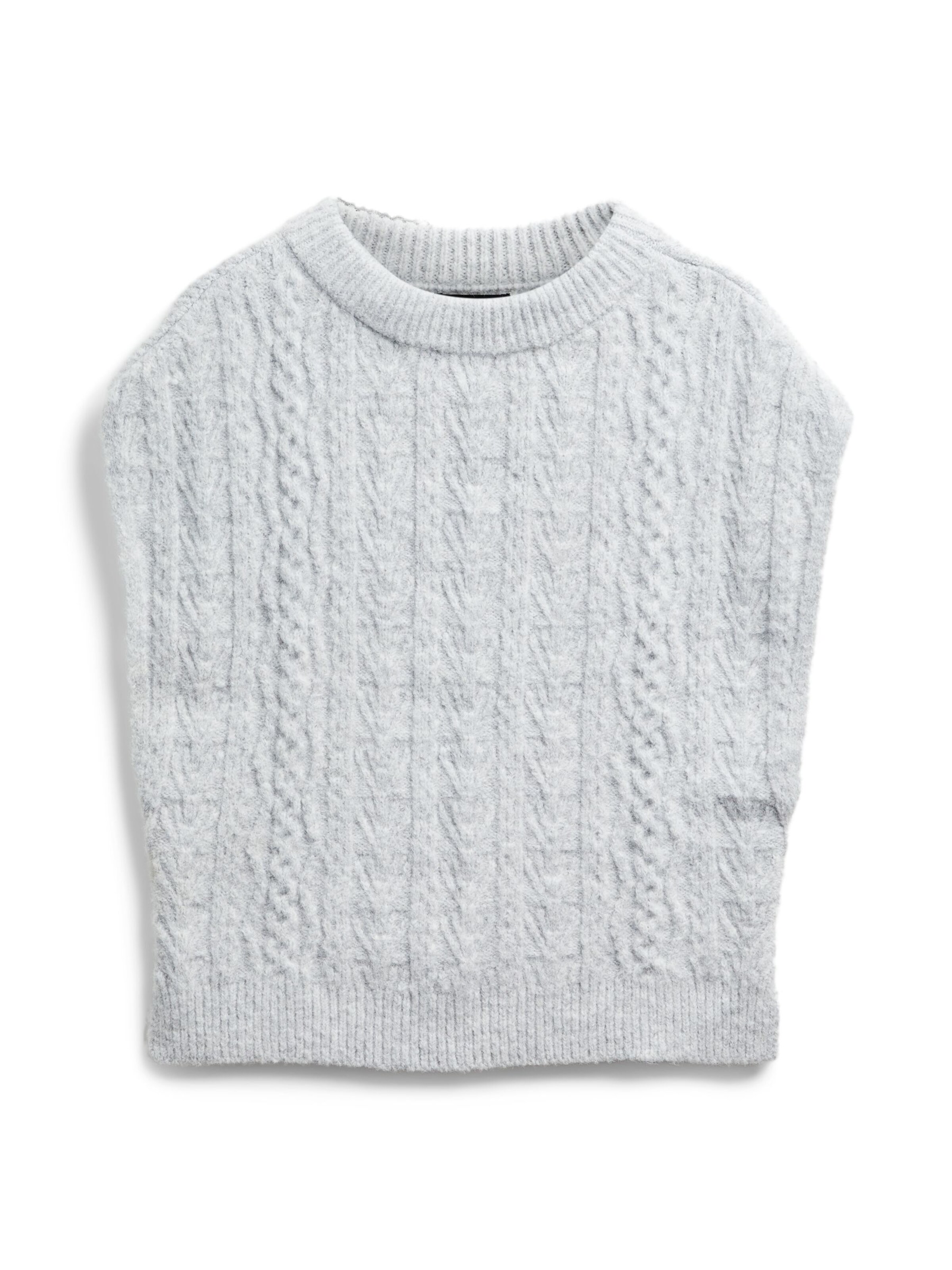 PIECES Cape in grau, Produktansicht