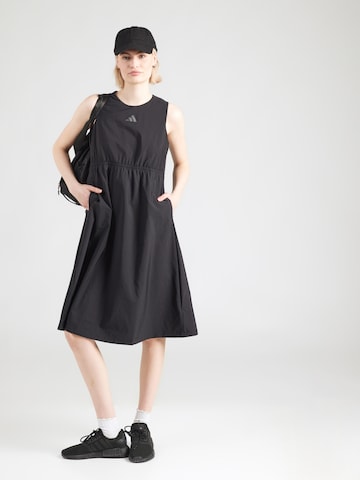 juoda ADIDAS SPORTSWEAR Sportinė suknelė 'Q2': priekis