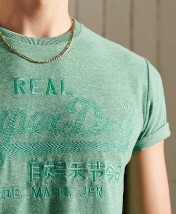 Tricou de la Superdry pe verde