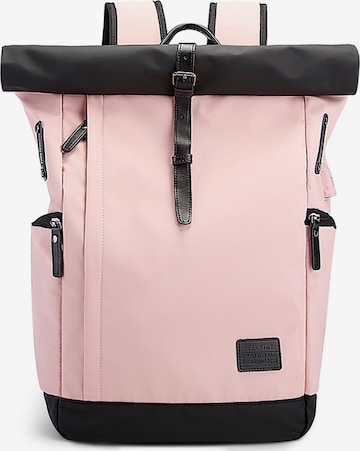 Peak Time Backpack 'PT-305' in Pink: front