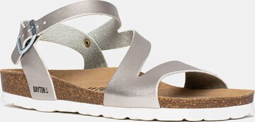 Bayton - Sandalias con hebilla 'Jaeva' en plata