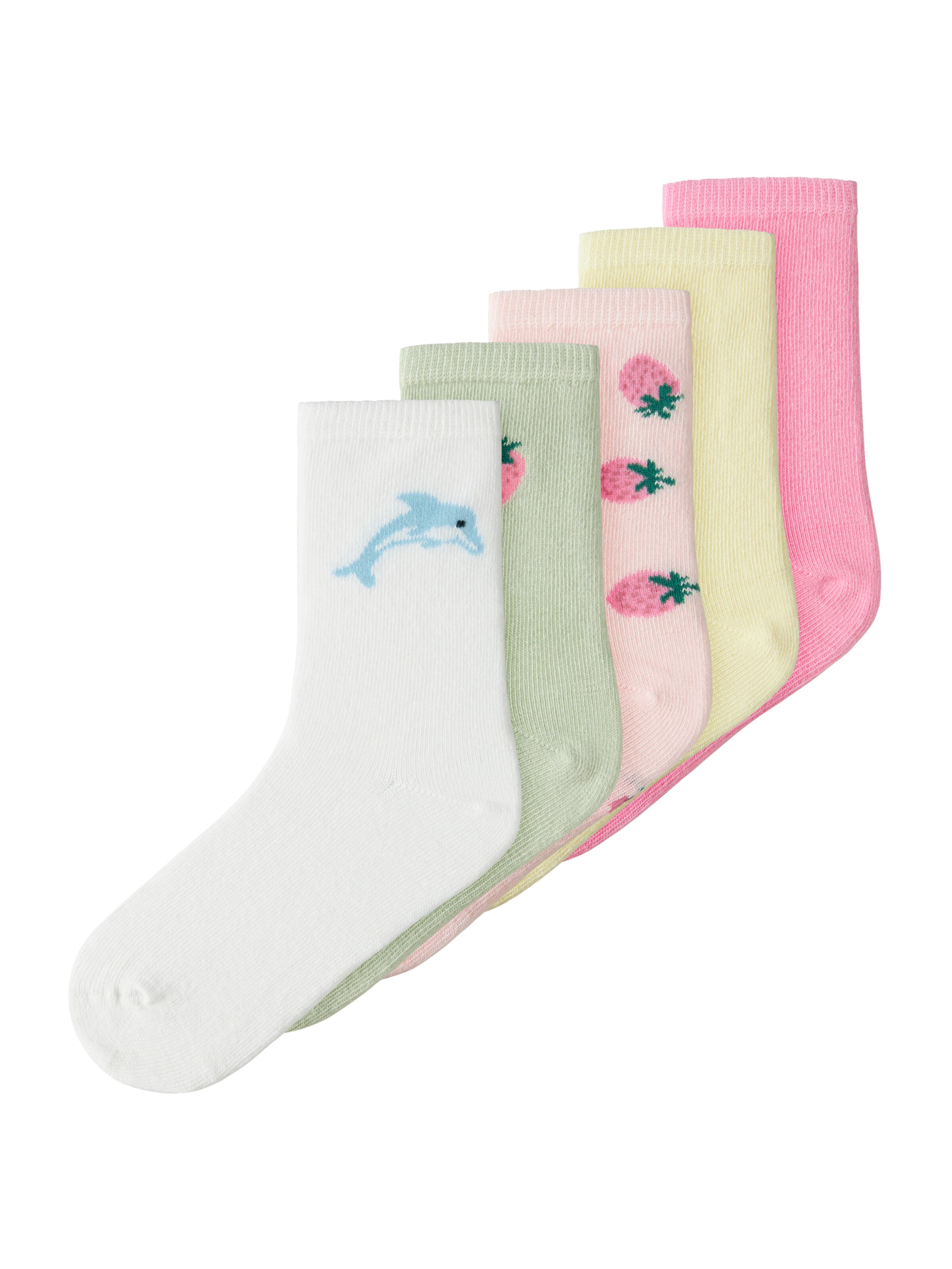 NAME IT Sokid 'NMFVINNI', värv kollane: eest vaates